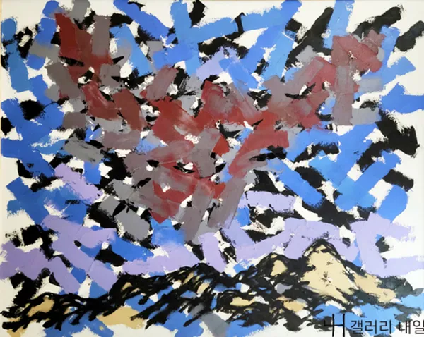 새 떼 · Oil on canvas · 162x130cm · 2022 · Oil on canvas · 이종규 · Lee Jong gou · (이미지 출처 = 갤러리내일) · (Image Source = gallerynaeil)