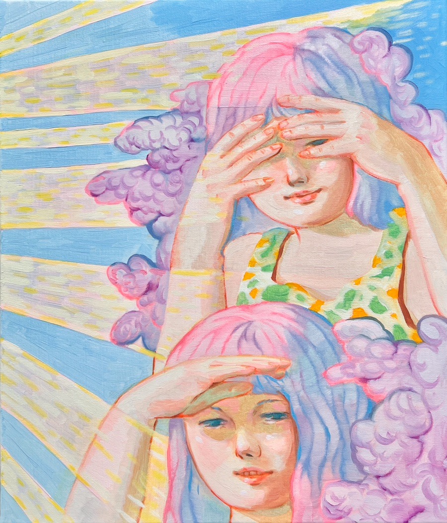 발산하는 온기 · oil on canvas · 53 × 45.5cm · 2023 · oil on canvas · 노경화 · (이미지 출처 = 갤러리자유) · (Image Source = galleryjayu)