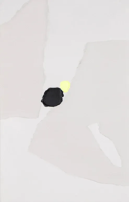 fish, boulder, stone (1) · acrylic on canvas · 33.3x21.2cm · 2023 · fish, boulder, stone (1) · acrylic on canvas · 정재희 · Jeong Jae Hui · (이미지 출처 = H아트브릿지) · (Image Source = H.artbridge)
