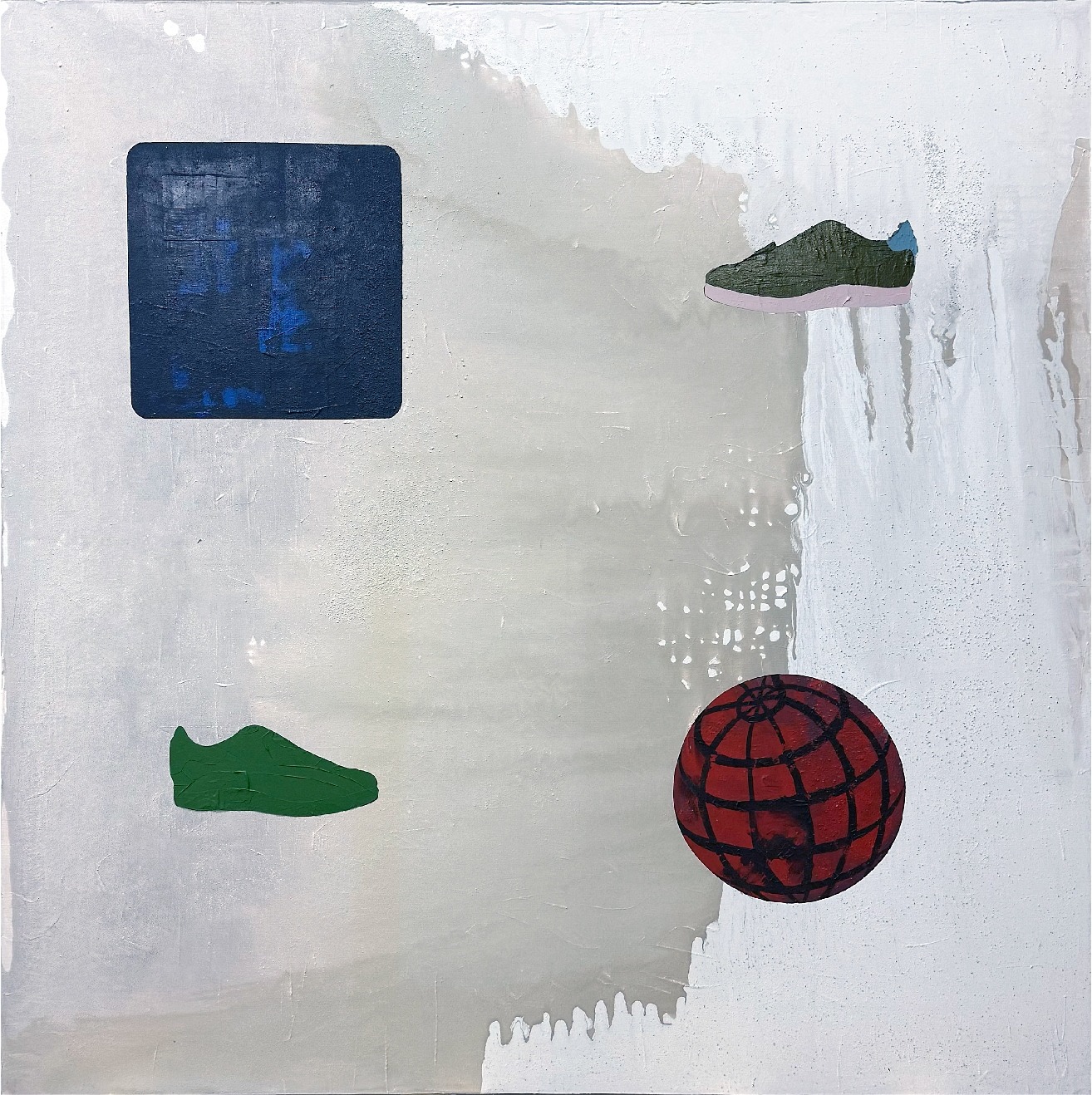 영역 I · Canvas on Pigment, Acrylic · 180 × 180cm · 2017 · Canvas on Pigment, Acrylic · 박성환 · (이미지 출처 = 히피한남) · (Image Source = hippiehannam)