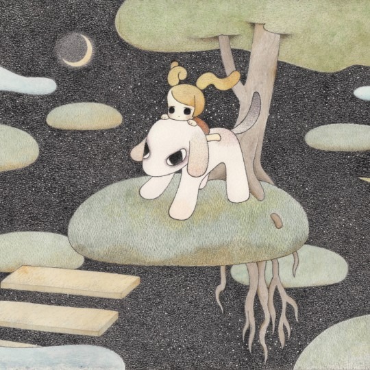 Unrestrained Walking · Watercolor on paper · 2023 · Unrestrained Walking · Wada Chizu · Wada Chizu · (이미지 출처 = 비비안초이갤러리)