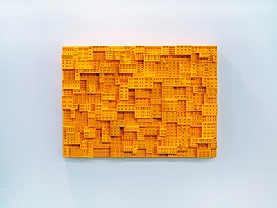 나의도시 Subtopia · Paper with mixed media on wood panel · 52.7x72.7cm · 2023 · 나의도시 Subtopia · Paper with mixed media on wood panel · 조윤국 · (이미지 출처 = 갤러리위)