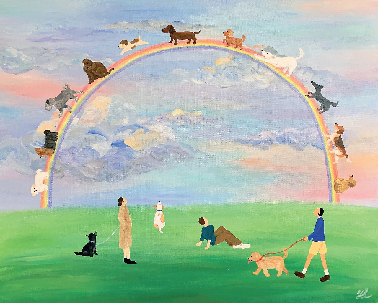 The Rainbow · 2021 · The Rainbow · 영리 · (이미지 출처 = 하랑갤러리)