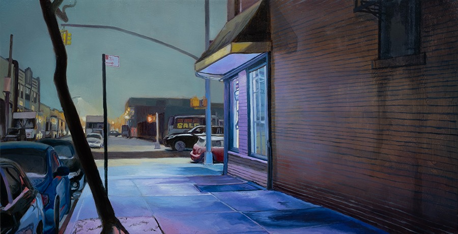 Local Bicycle Store · Oil on Acrylic Block · 15.5cmX30.5cm · 2024 · Local Bicycle Store · Oil on Acrylic Block · Tun Myaing · Tun Myaing · (이미지 출처 = 갤러리무모)