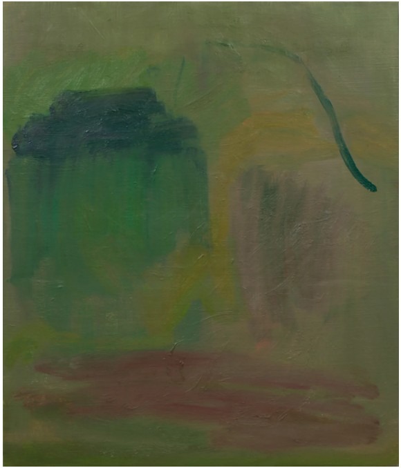 떠날 때 말해줘(Tell me when you leave), · oil on linen · 53x45.5cm · 2024-2025 · 안상훈 · 조선갤러리
