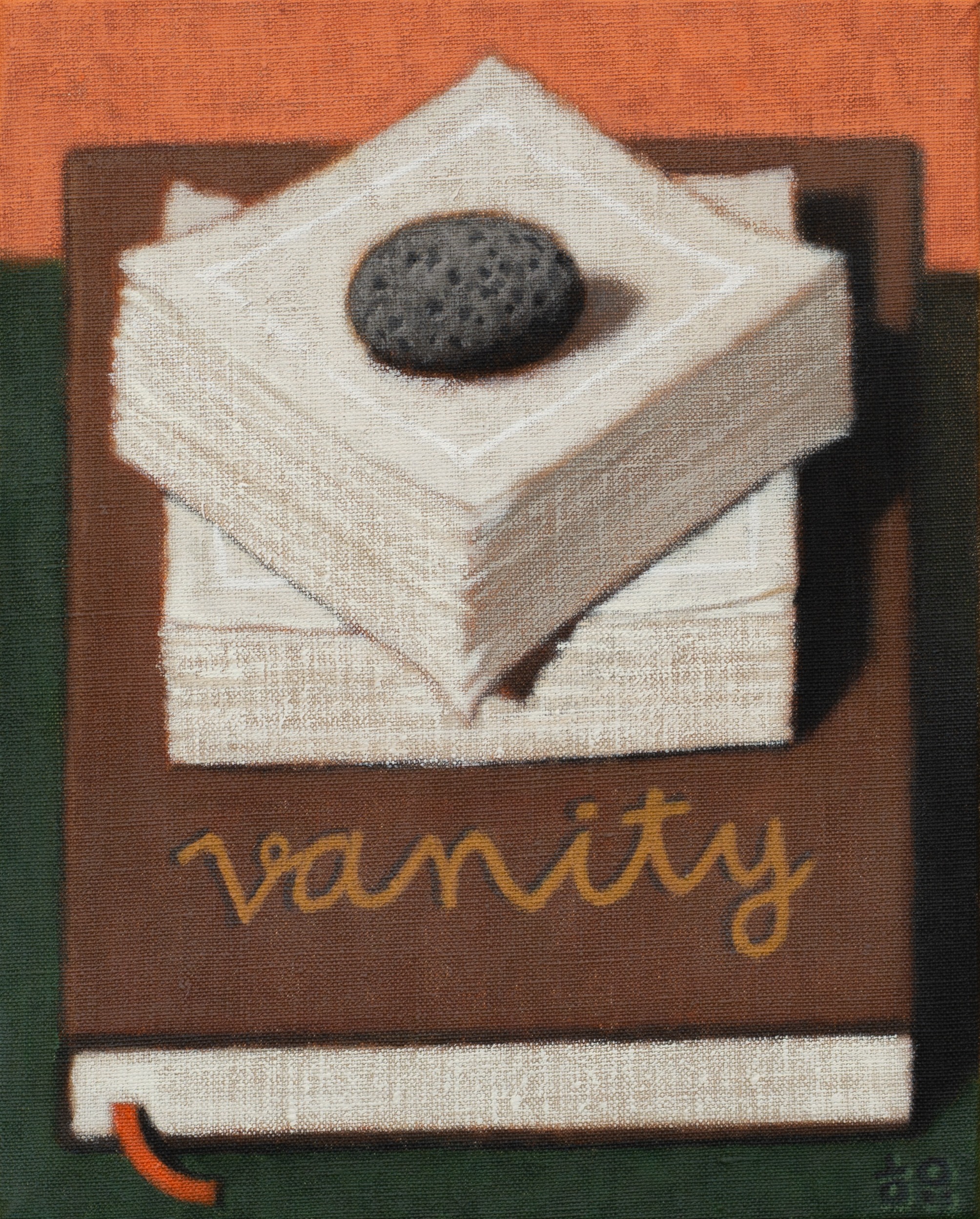 Vanity · 리넨에 아크릴 · 27.3x22cm · 2025 · 해요 · 출처 및 제공: 지우헌