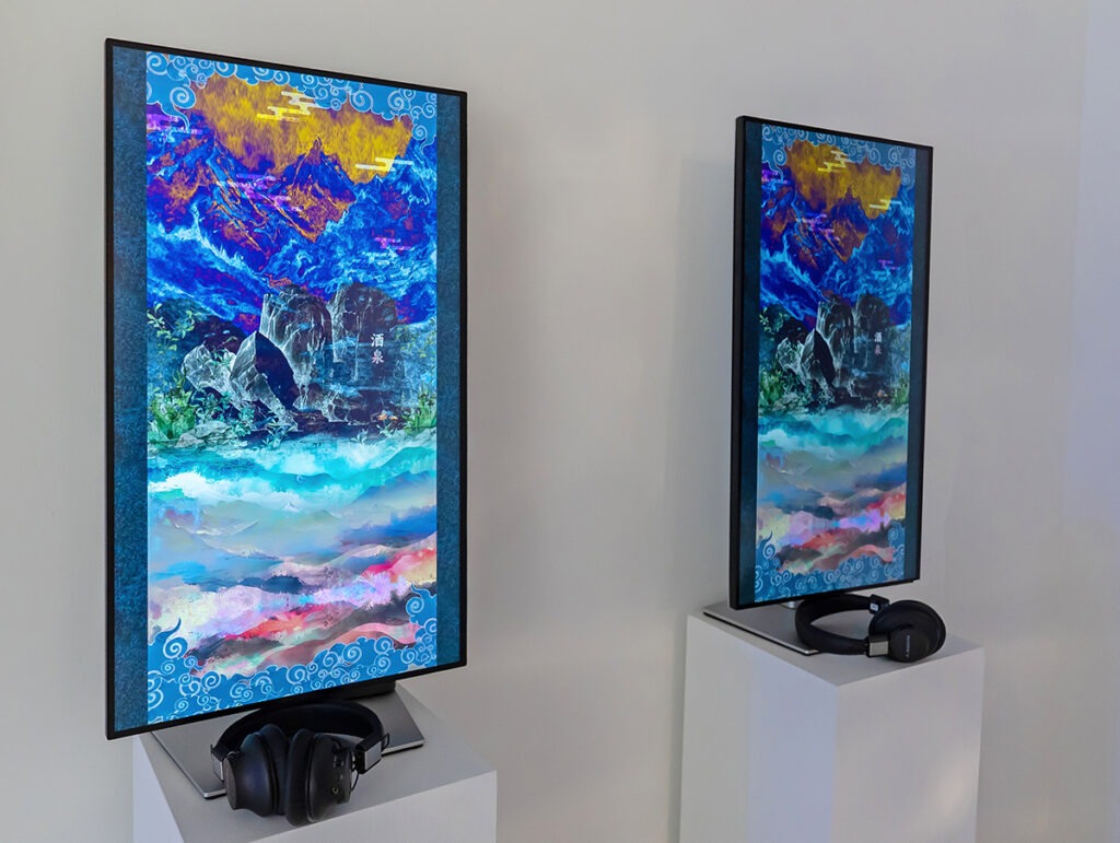 전시전경 · Exhibition view · 송주형 <유령바위 좋을시고(’영월기행_안녕+하늘, 땅, 우리’커미션)> · 출처: 아트스페이스 라프