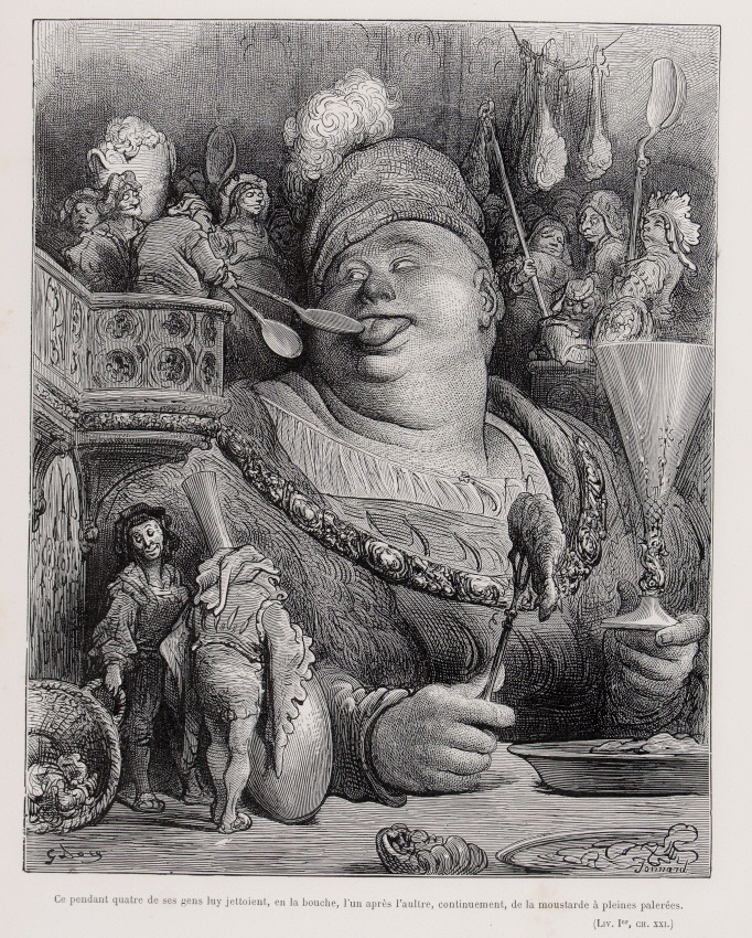 가르강튀아·팡타그뤼엘 · 목판화 · 1873 · 1873 · 드로잉판화박물관 ⓒMusée du Dessin et de l’Estampe originale