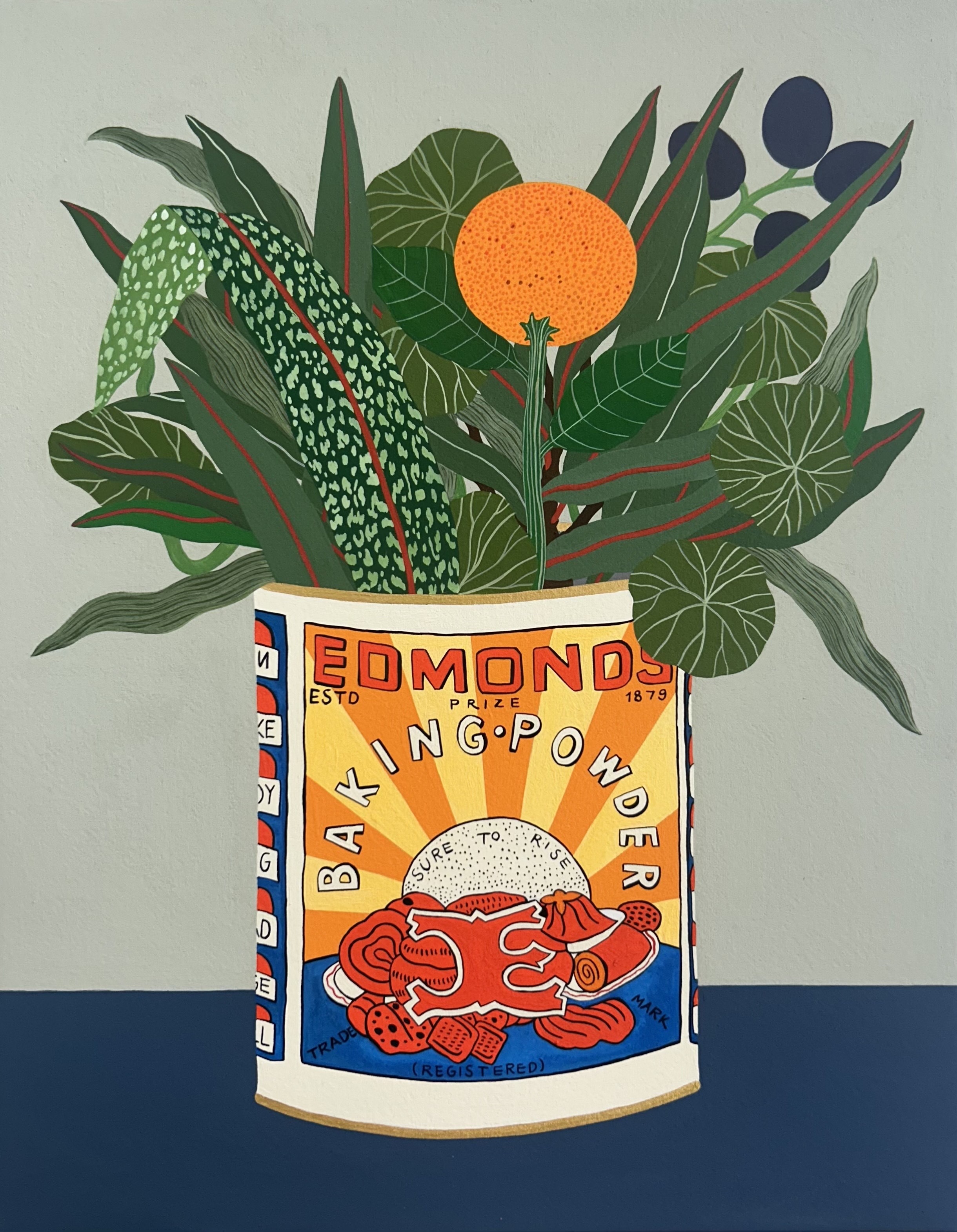Themoments Rising Lightly(몽글몽글 떠오르는 순간들) · 아르쉬지위에 아크릴과 과슈 · 35x27.5cm · 2025 · 로지박