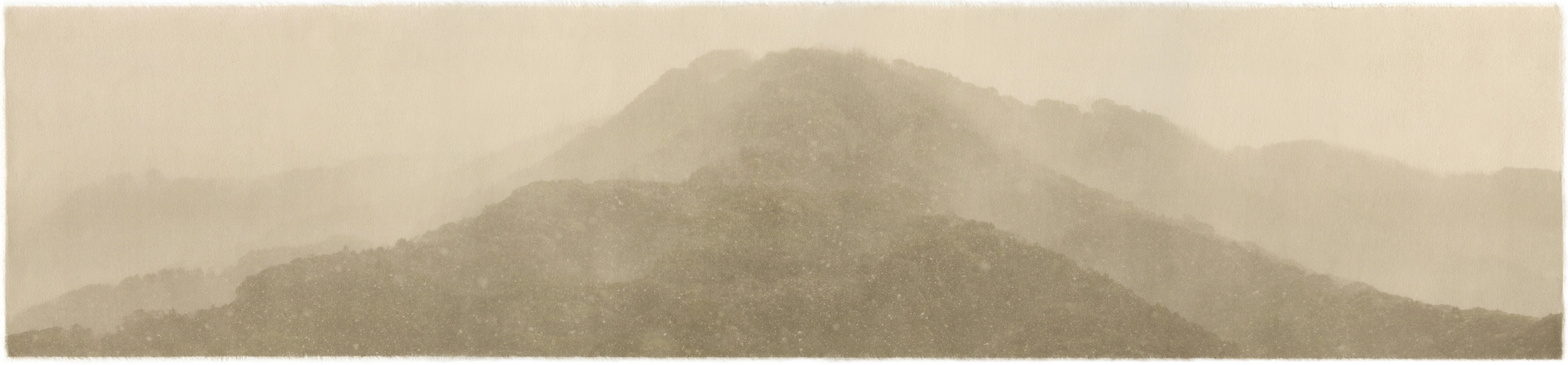 Mt. Kagami, Saga · Photography on Kozo Paper · 200x64cm · Japan 2023 · Season Lao