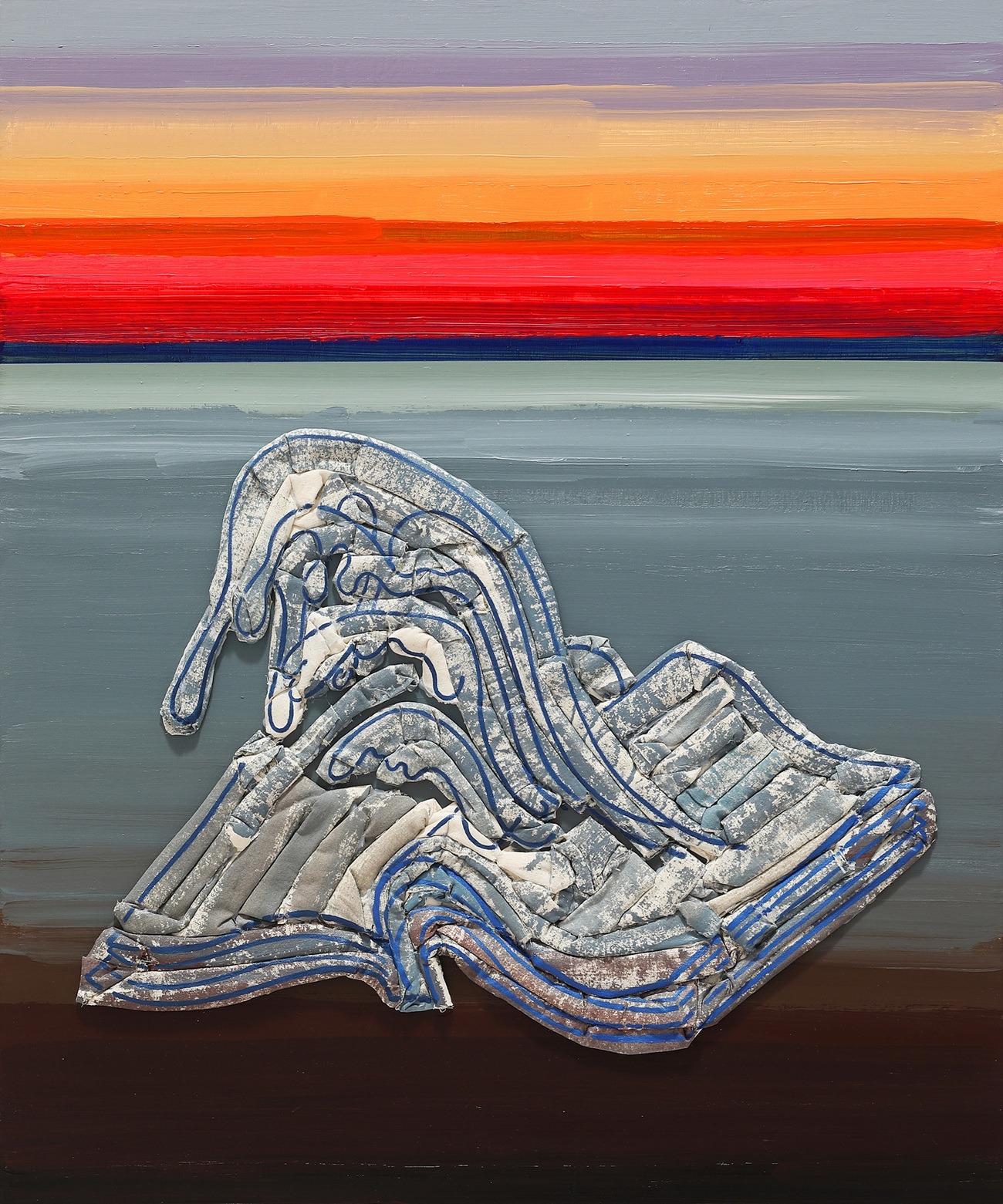정물 3 · 광목, 아크릴 ,먹 · 72.7x60.6cm · 2024 · 김은형