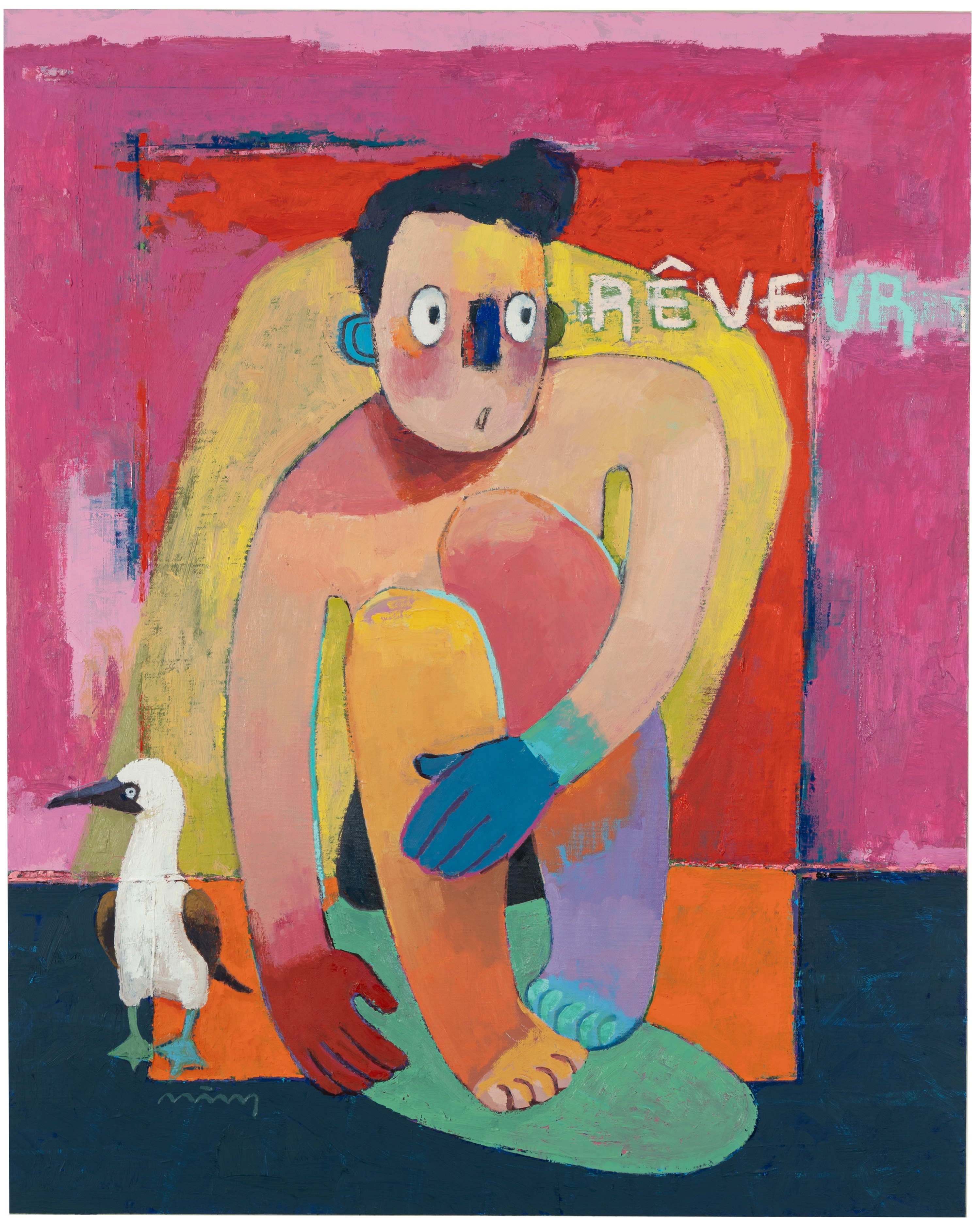 몽상가 · Oil on Linen · 90.9x72.7cm · 2025 · 서호성