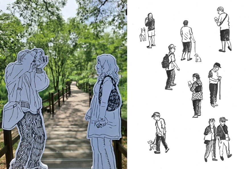 은평한옥마을 2025.05-06 · 디지털 프린트 · 21x29.7cm · 2025 · 김진선