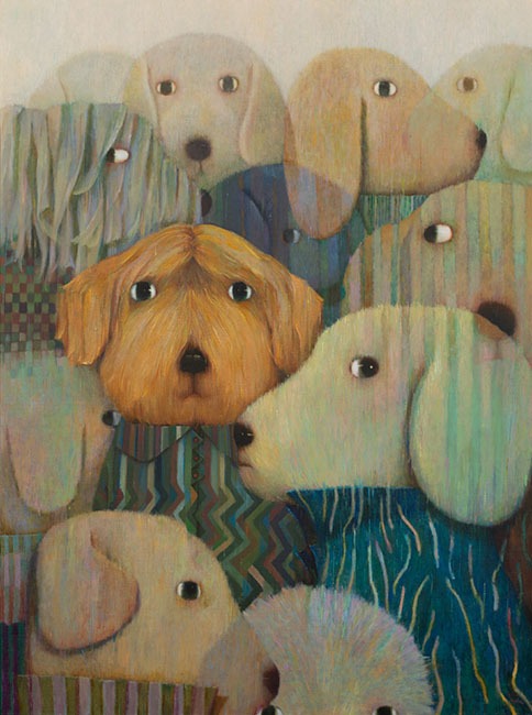 Fluﬀy Things · 캔버스에 유화물감 · 130×89.4cm · 2024 · 안소희