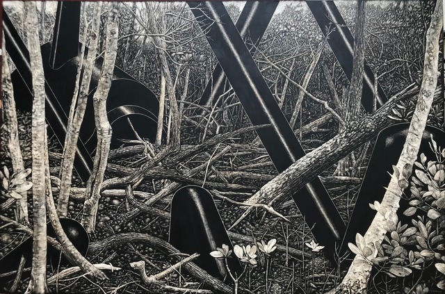 Anthropogenic · Acrylic on Canvas · 200×300㎝ · 2019 · 마리얀토