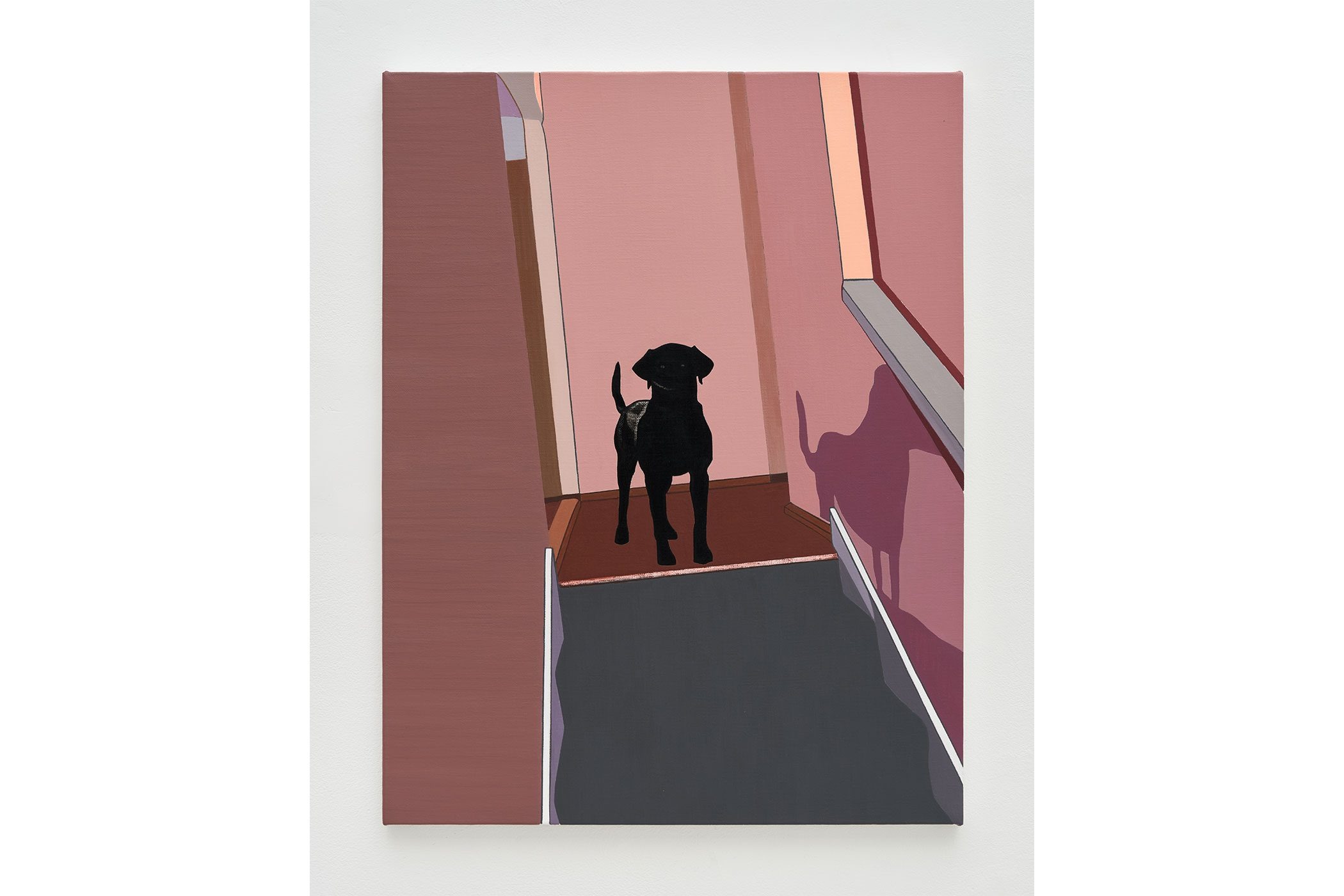 ⟨Dog⟩ · 캔버스에-아크릴 · 53-×-40.9-cm-2500x1400 · 2024 · 강동호 · ⓒ 강동호 Dongho Kang