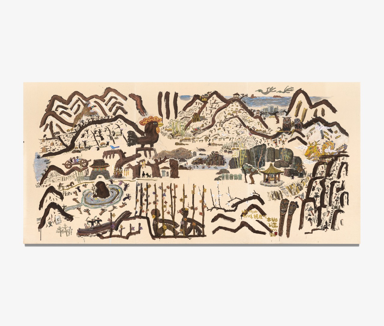 전시전경 · Exhibition view · 장엄과 창의: 한국 민화의 변주