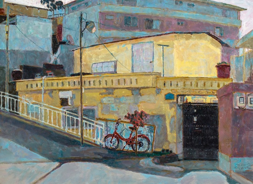 머무르다 2 Stay 2 · Oil on canvas · 53×72.7cm · 2019 · 노여운 · 광주시립미술관