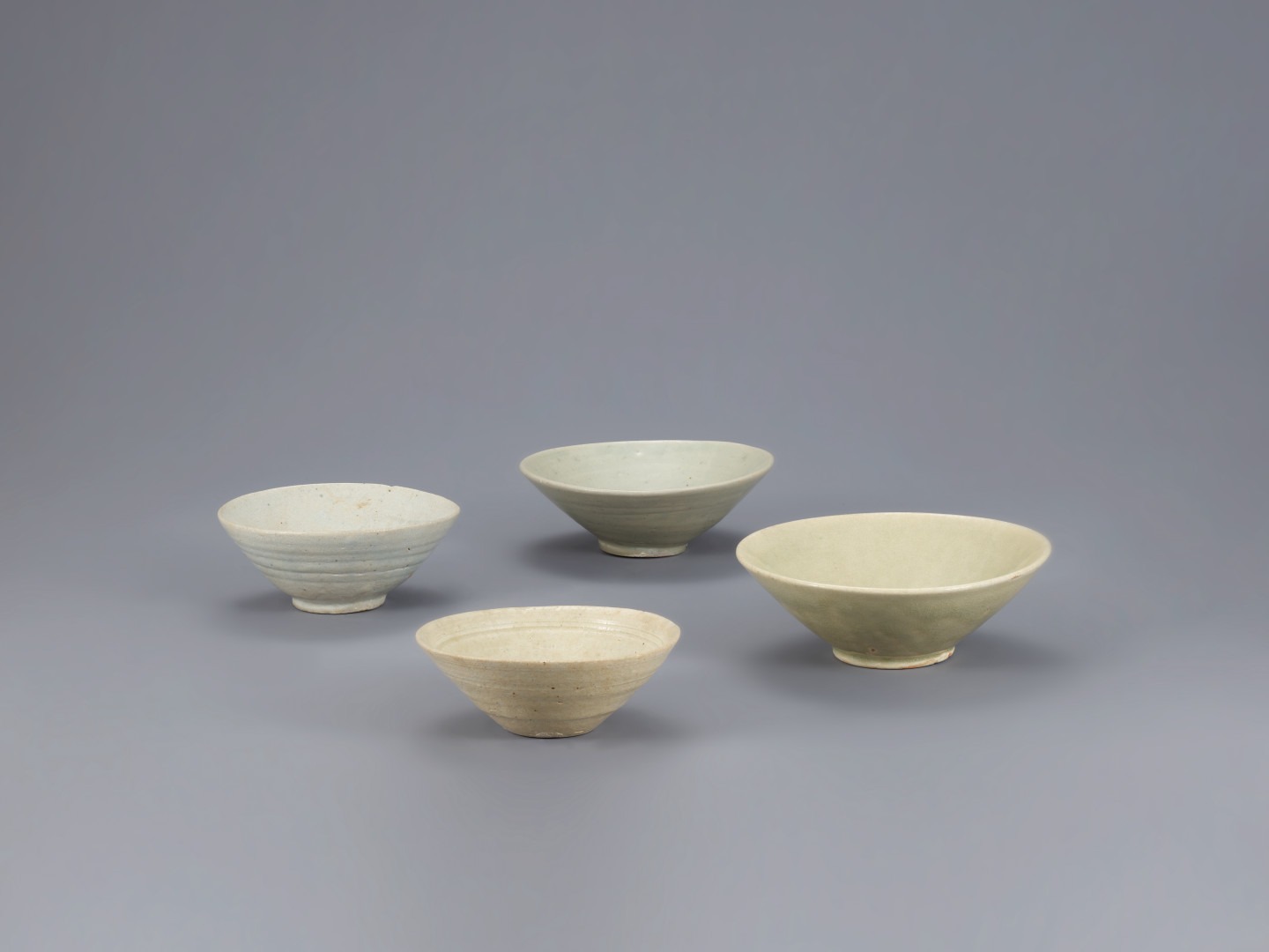 높이 5.3cm · 고려 11세기 · 백자 완 白磁盌 White Porcelain Bowls