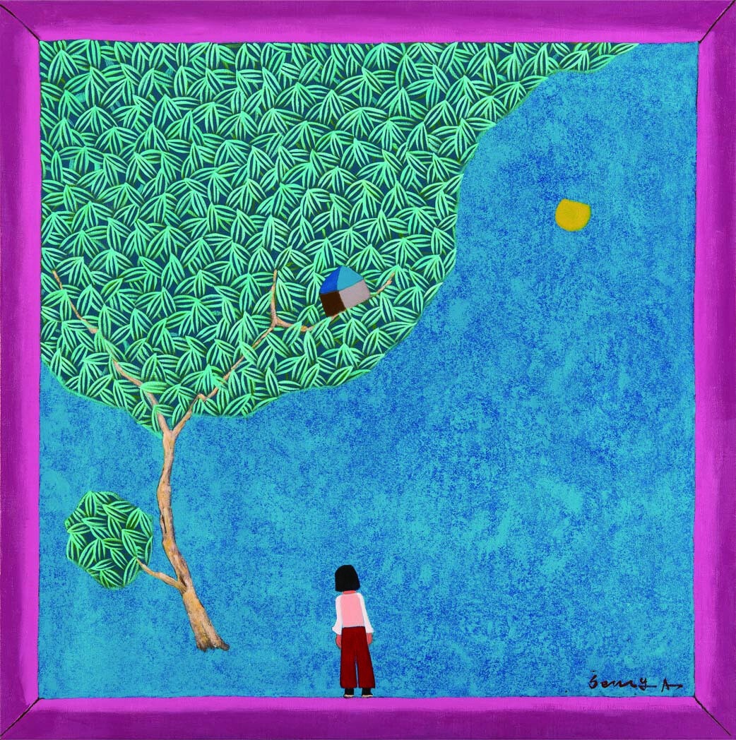 Dream · Acrylic on canvas · 72.70x72.70cm · 2024 · 오승아