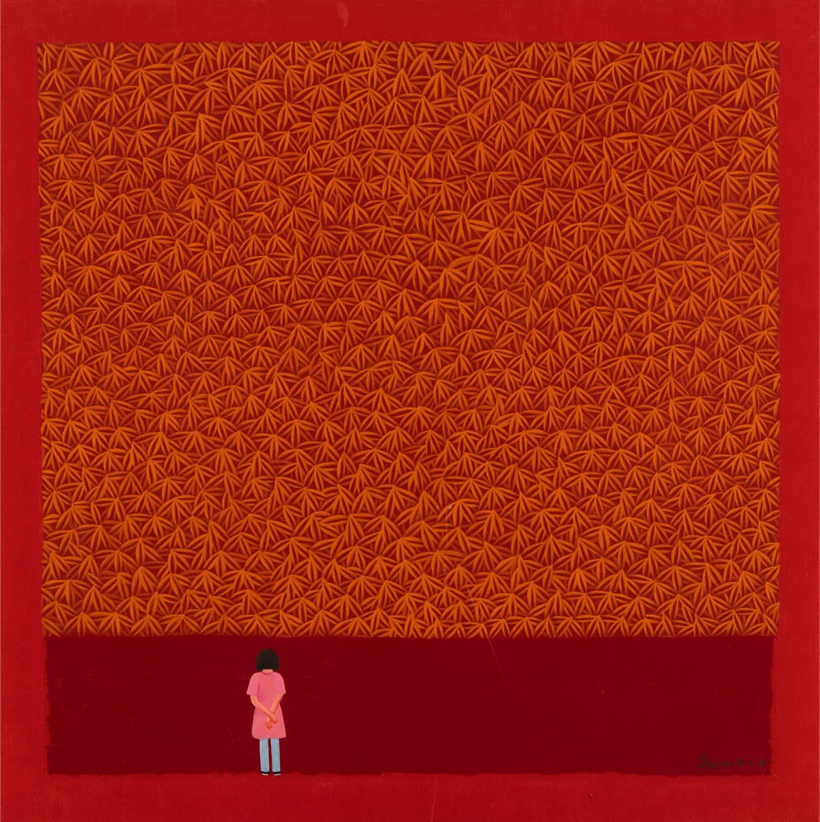 Dream · Acrylic on canvas · 91.00x91.00cm · 2025 · 오승아