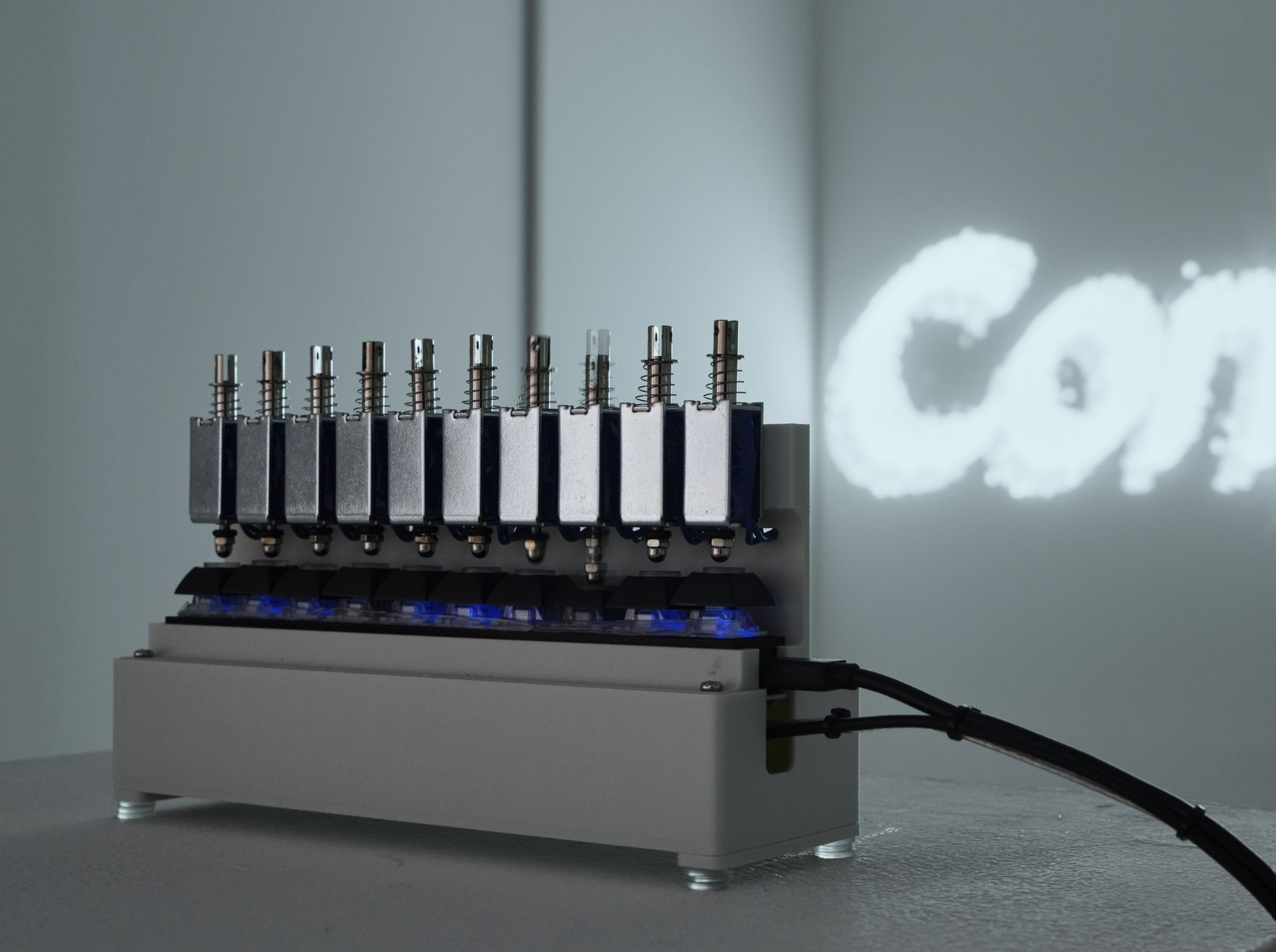 전시전경 · Exhibition view · 출처:송효근·이중민 《공생실험 Symbiosis Experiments》