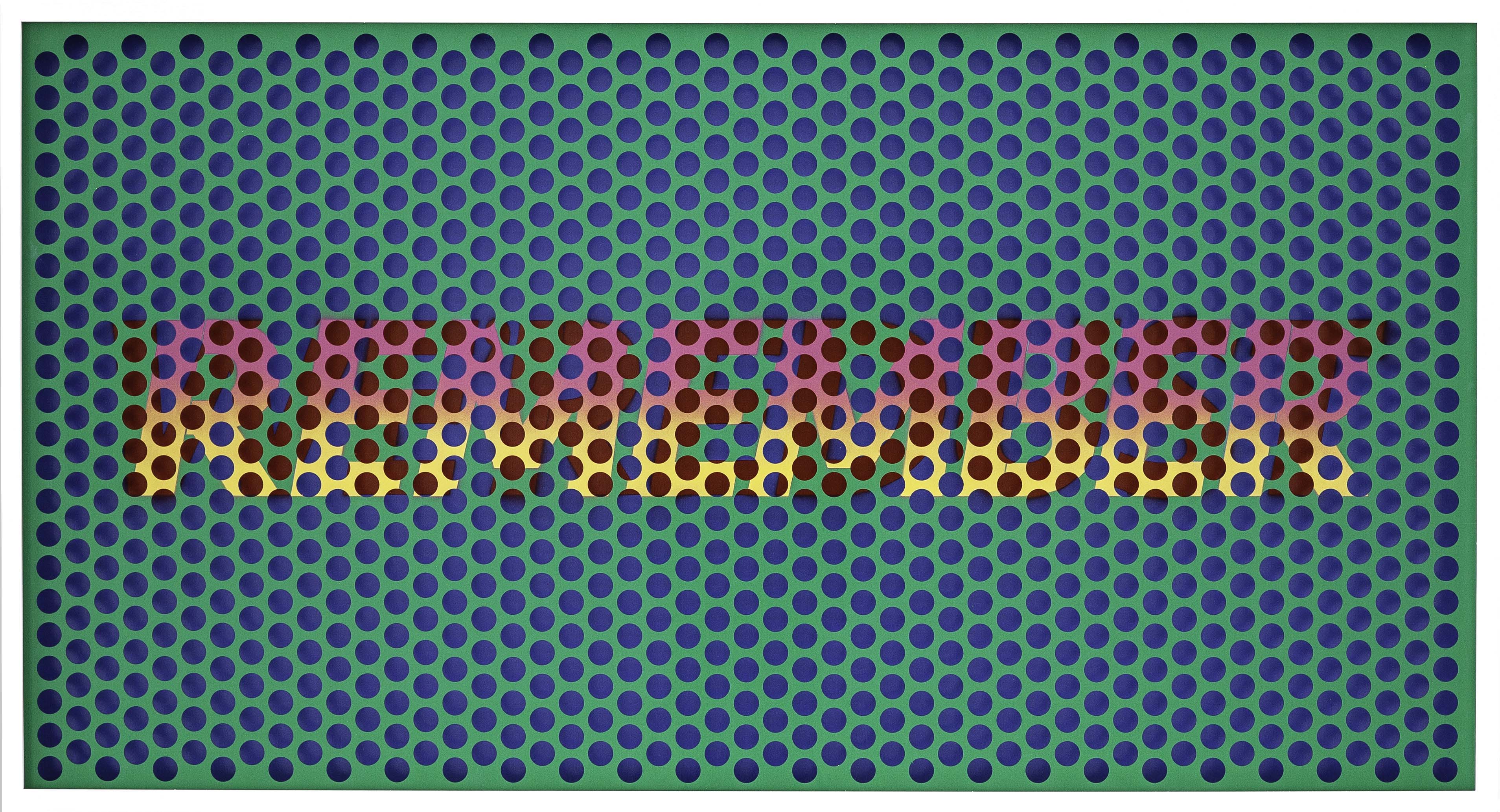 Remember We Are Dust · perforated aluminum, acrylic spray paint, acrylic on paper, anti-reflection glass, wooden frame · 89.8 x 165.8 x 9.9cm · 2021 · 정세인 · (이미지제공 = Plate 2 Place)