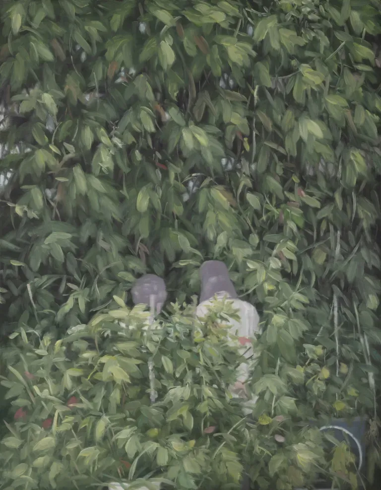 두사람 · oil on canva · 116.8cm x 91.0cm · 2022 · 서완호 · (이미지출처 = 쉐마미술관)