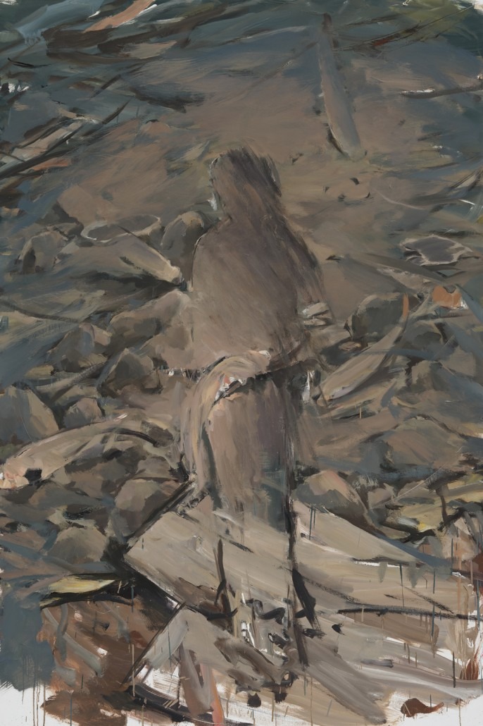 밤의 물고기들 · oil on canvas · 194x130cm · 2021 · Fish in the Night · oil on canvas · 장재민 · Jang Jae Min · (이미지출처 = 보안1942) · (Source = Boan1942)