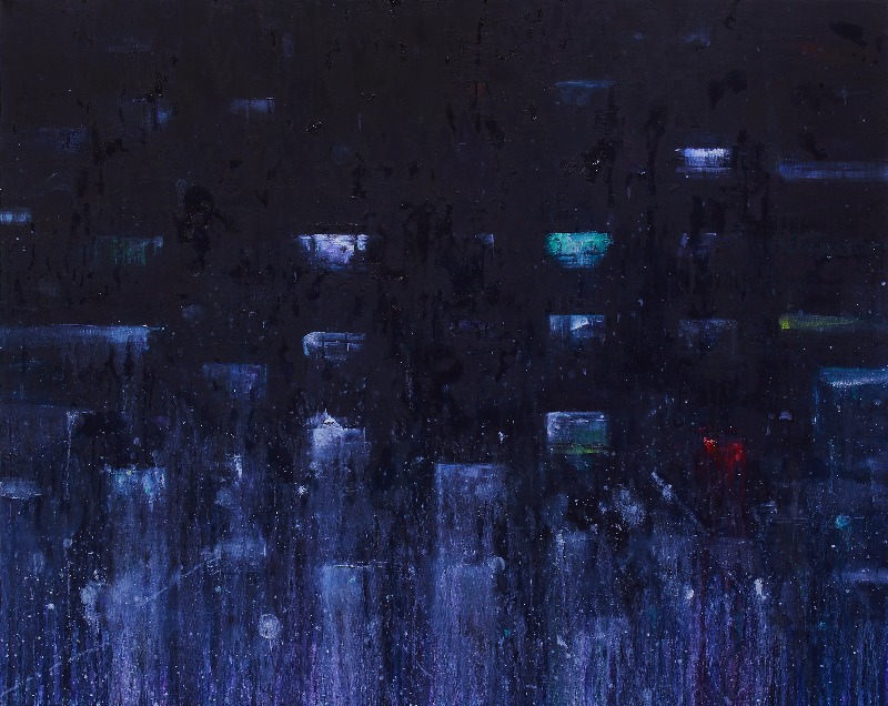 City · oil on canvas · 80x100cm · 2017