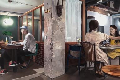 Listeners3 · Oil on Canvas · 130.3x193.9cm · 2017