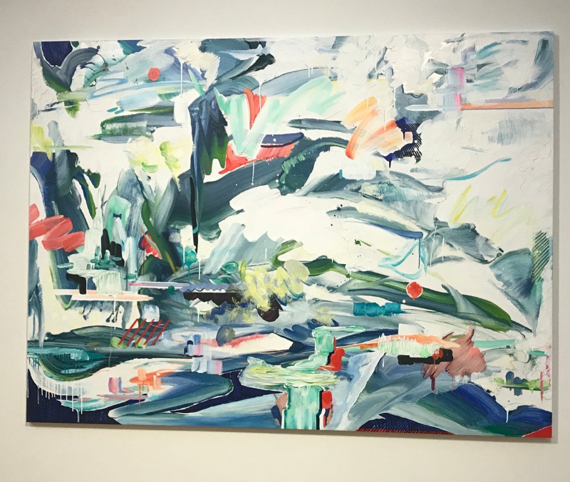 이상적 선정을 위한 춤 · 캔버스에 아크릴릭 · 193x259cm · 2017