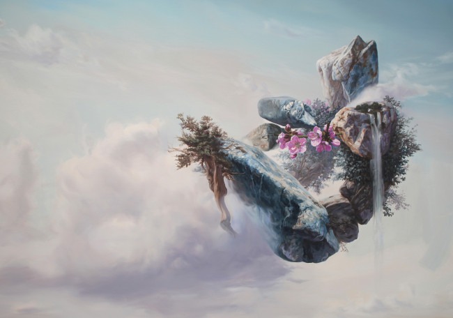 끌어안다 · Oil on Canvas · 259.1x181.8cm · 2017