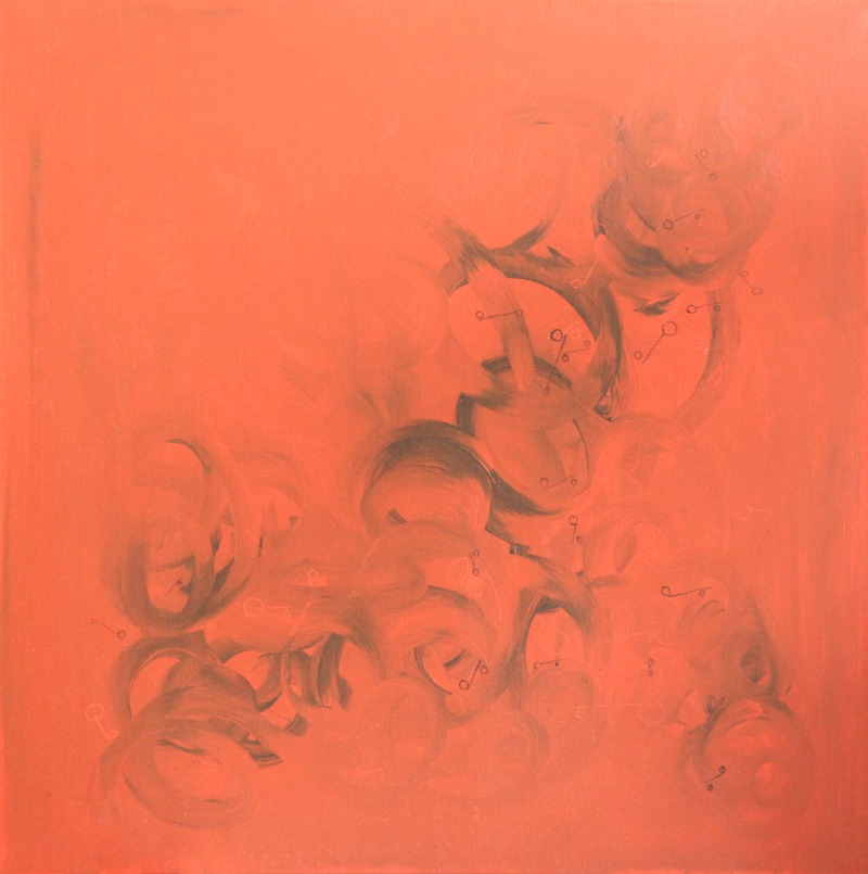2018 O.K · 80.3x80.3cm · 2017