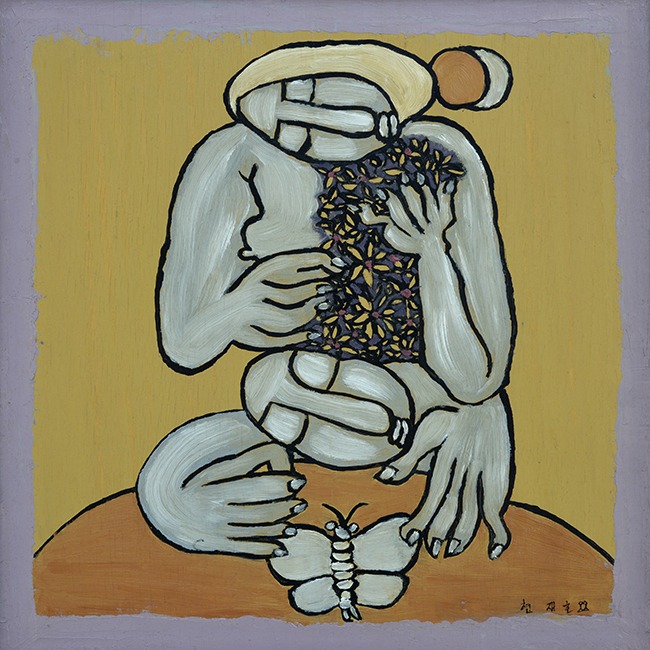 무제 · 나무판 위에 유채 · 41.5 x 40.5 cm · 1988 · Untitled · Oil on wood