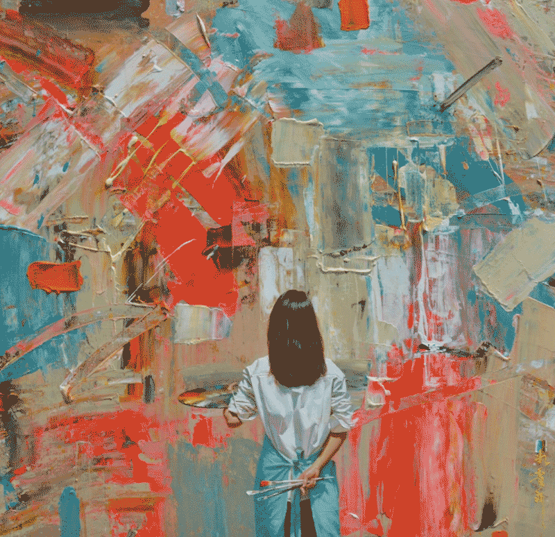 박성열 - 그림화 · oil on canvas · 100 x 100 · 2017
