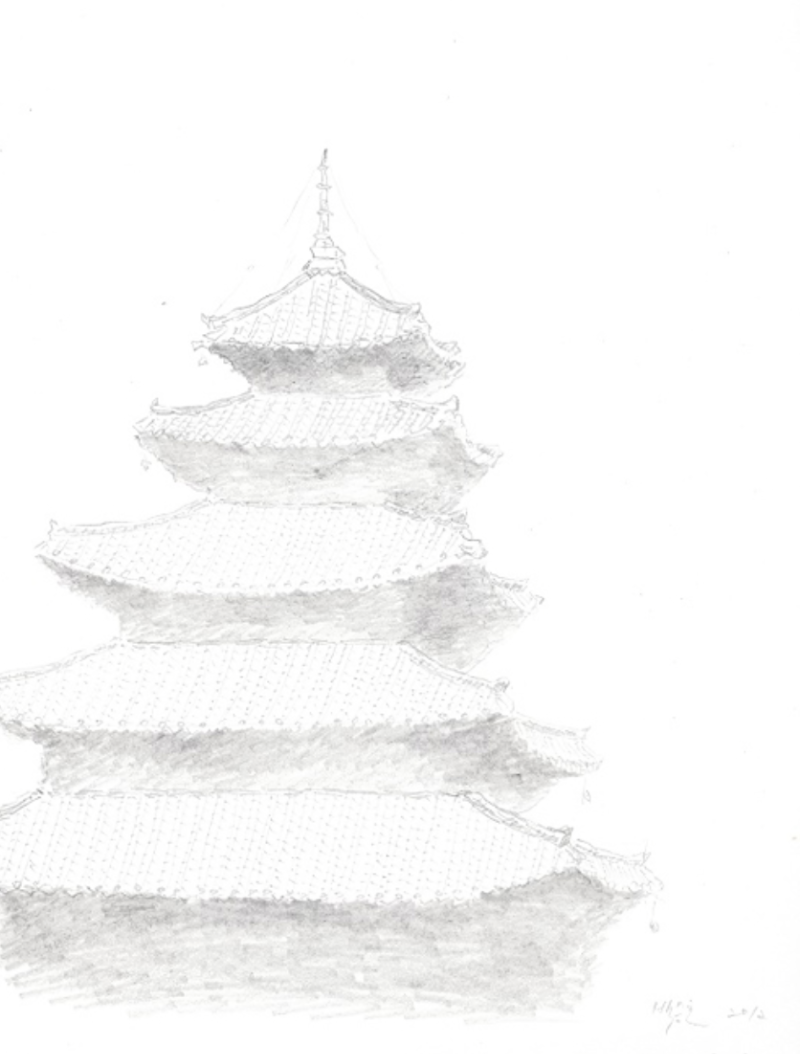 Untitled · 종이에 연필 · 29×21cm · 2012