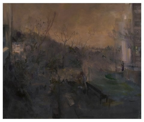 나의 네 그루 Four trees · oil on canvas · 60.8x72.8cm · 2018