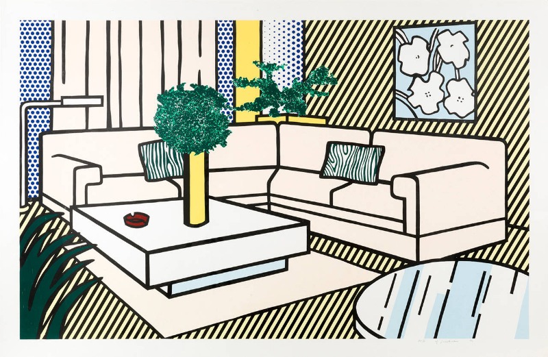 living room · 혼합기법 · 126x200cm · 1990 · living room