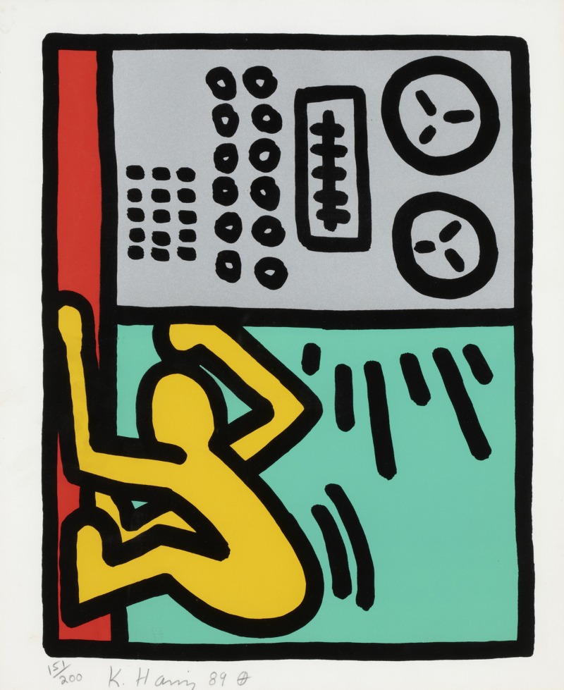 무제(팝샵 Ⅲ A) · silkscreen · 41.4x33.1cm · 1989 · Untitled(Pop shop Ⅲ A) · silkscreen