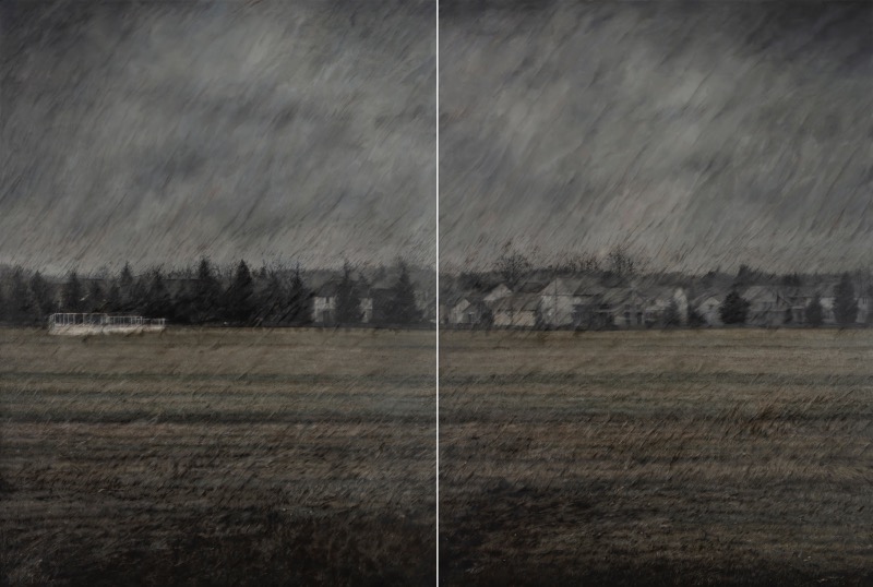 Focus land · oil on canvas · 193.9×287.4cm · 2018
