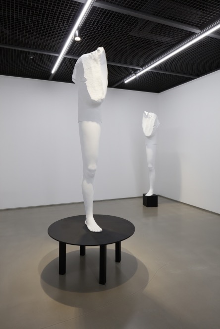 김인배 2의 모각 · resin · 40 x 50 x 221 cm (each) · 2018
