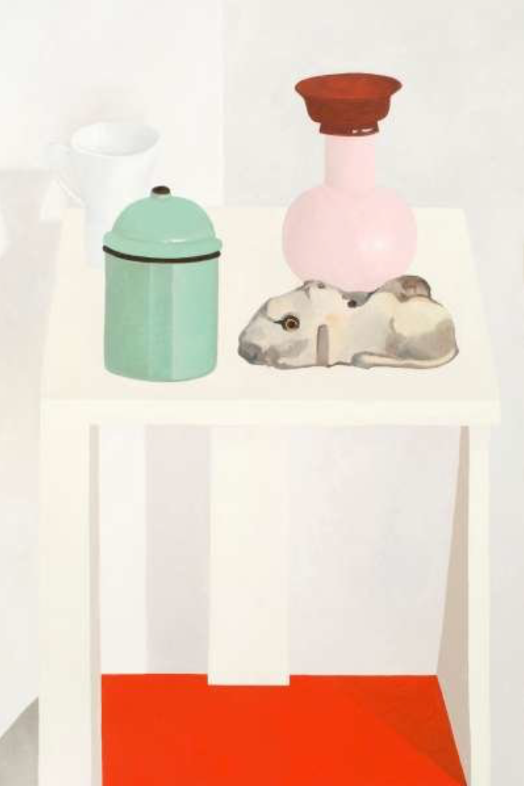 Nathalie On a Table Again · Oil on canvas · 150x100cm · 2018 · Nathalie On a Table Again · Oil on canvas