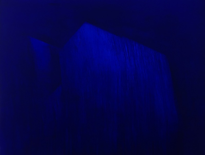 정지된 깃발 · oil on linen · 200 x 260 cm · 2018-19 · flag · oil on linen