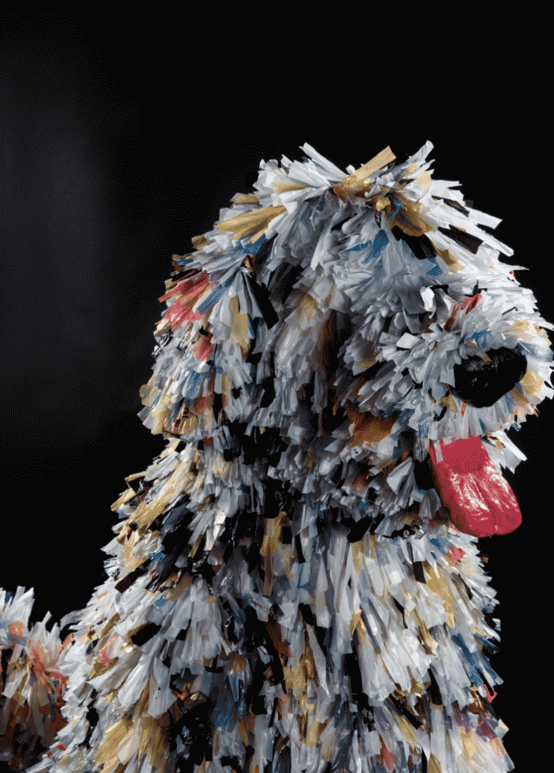 유경혜_20181 홍시 · 비닐. FRP · 80cm x 180cm x 170cm · 2018