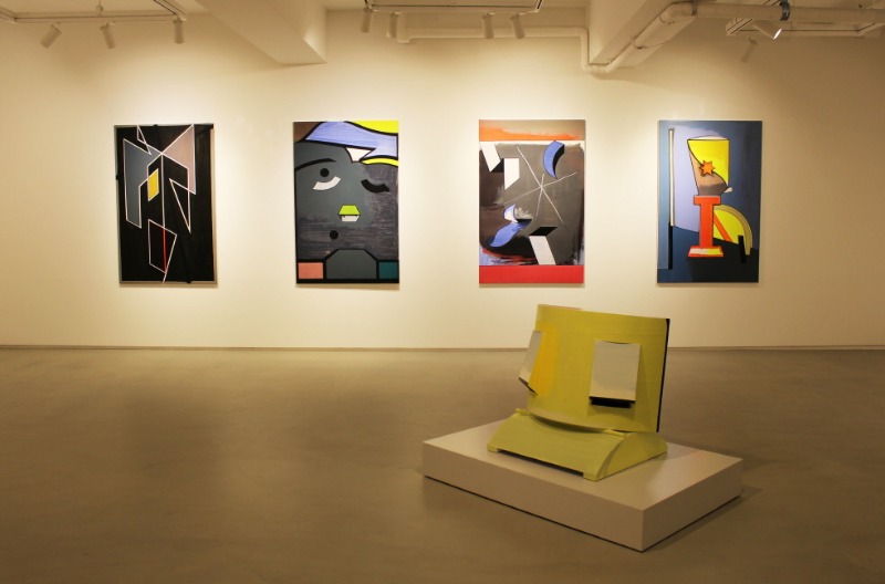토마스 샤이비츠 · 더블 스타  설치전경 · Thomas Scheibitz · Doppelstern (Double Star) Installation view