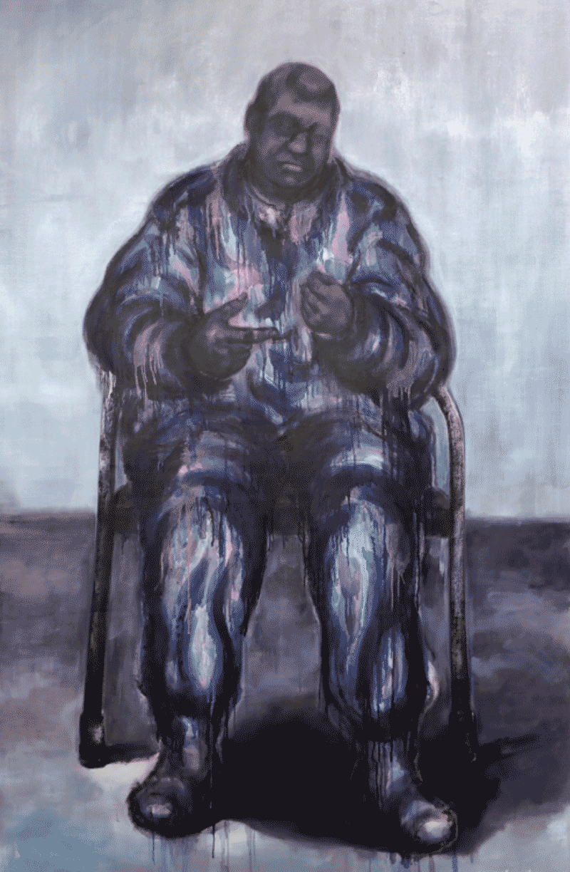 초인-가위와 바위 · 캔버스에 유채 · 227.3×147cm · 2019