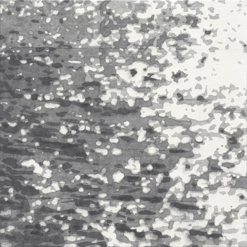 Section of the Sea 4 · ink on paper · 50x50cm · 2019