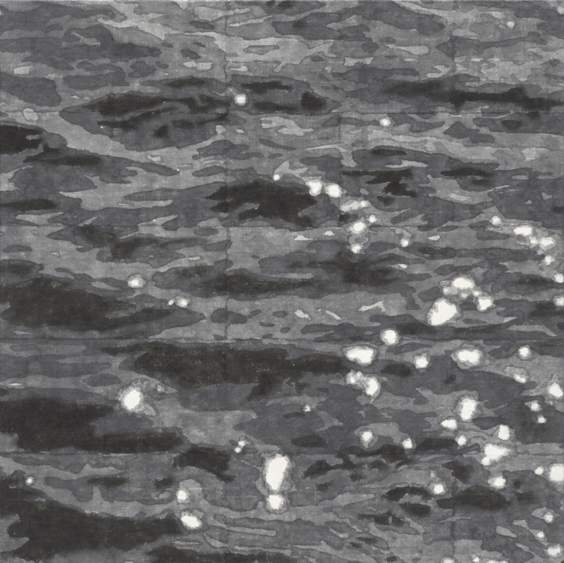 Section of the Sea 19 · ink on paper · 50x50cm · 2019