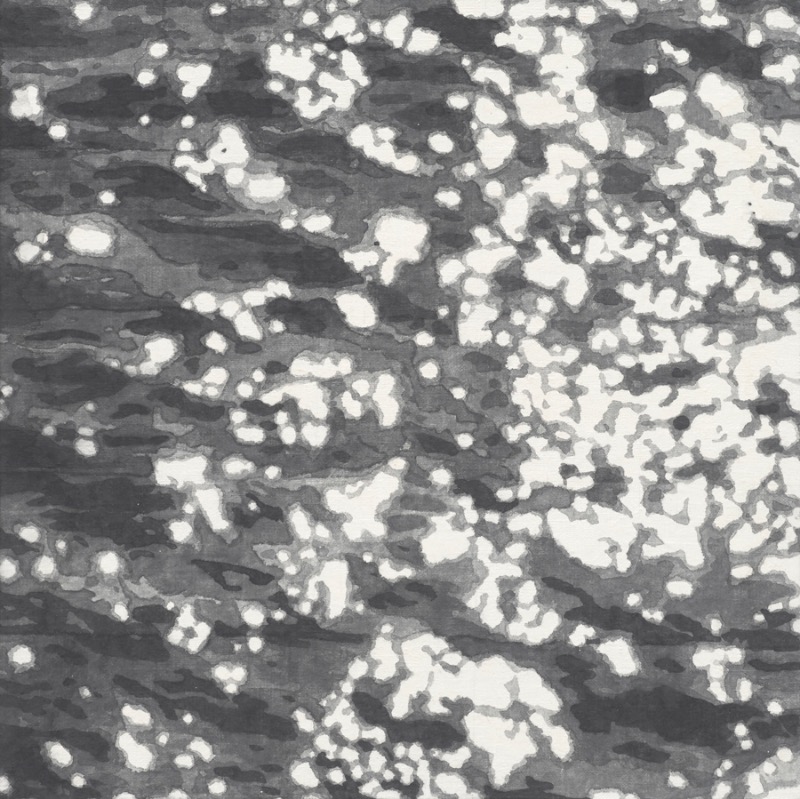 Section of the Sea 20 · ink on paper · 50x50cm · 2019